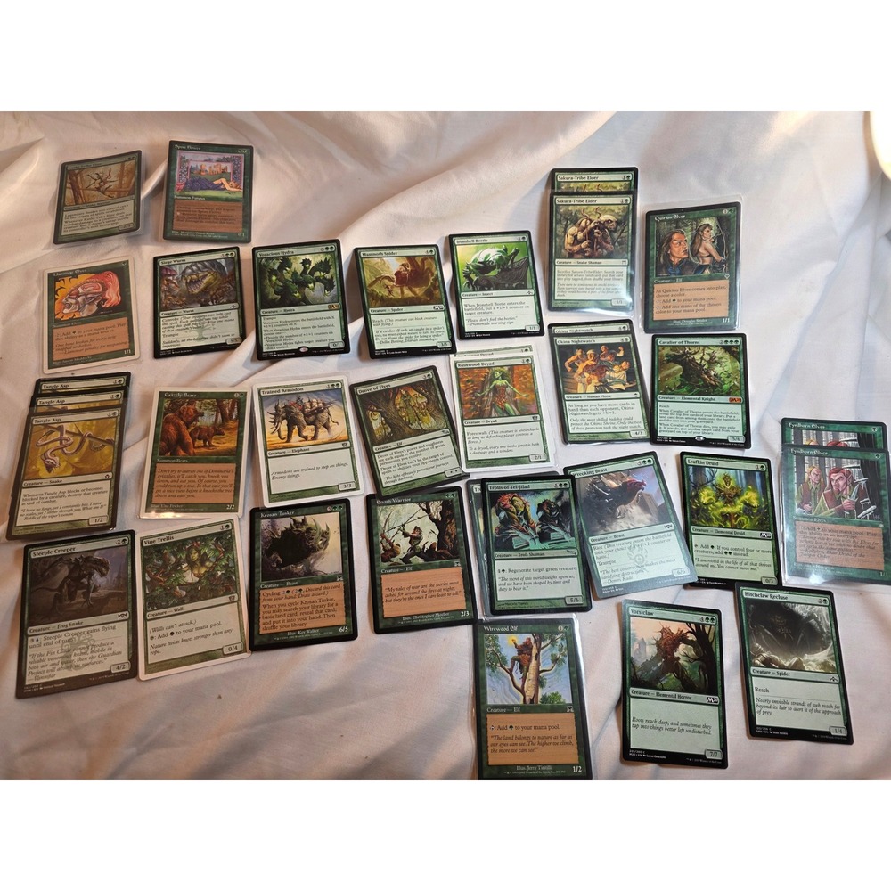 Magic The Gathering Green Creature Card Lot Voracious Hydra Cavalier of Thorns